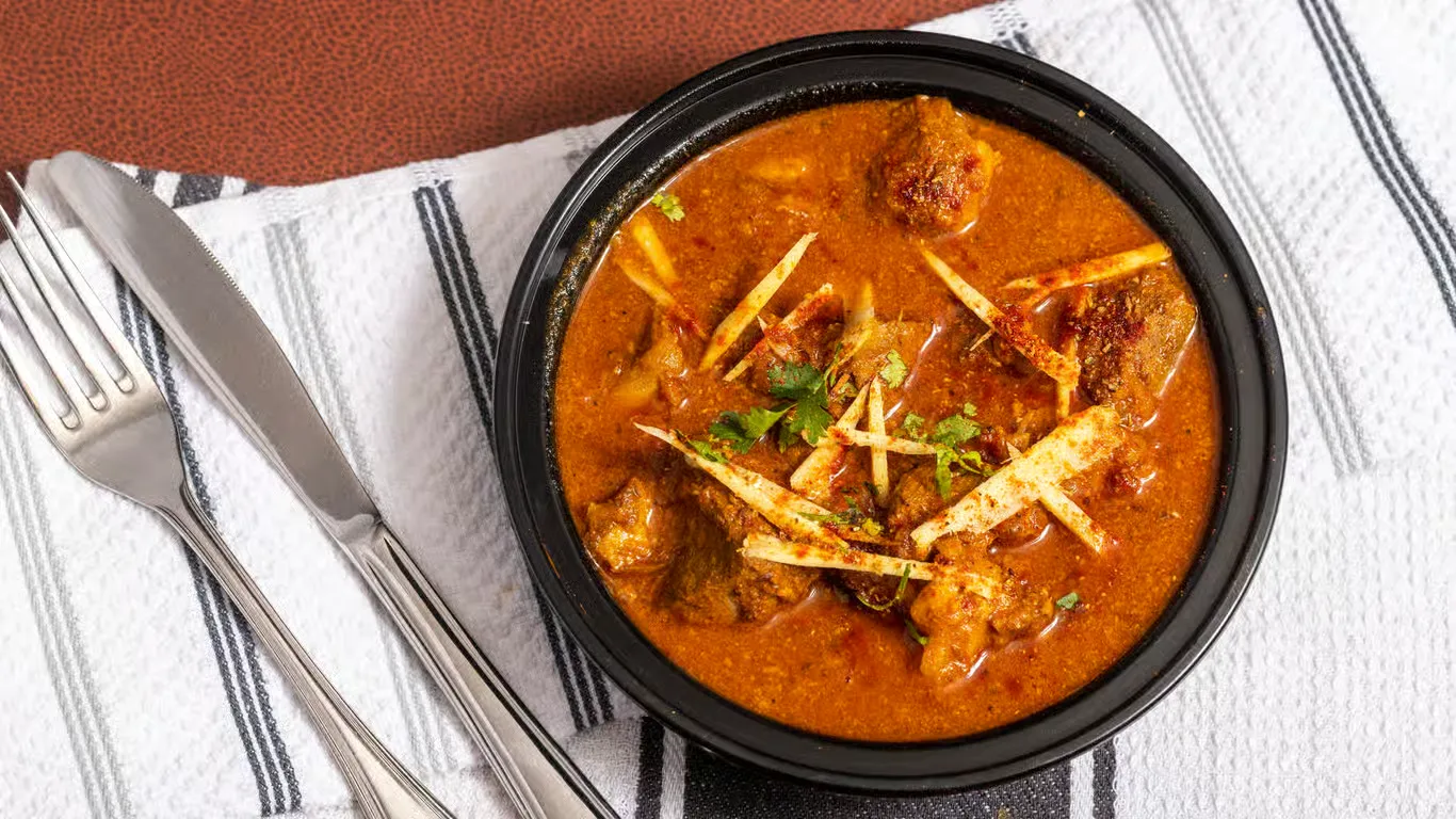 Traditional tandoor-baked naan bread and Indian specialties at Ivory downtown Winnipeg on Donald Street